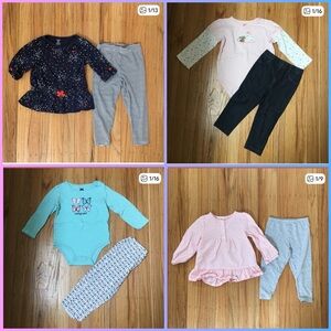 Baby Girl Clothing Sets 18-24m